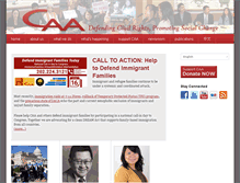 Tablet Screenshot of caasf.org